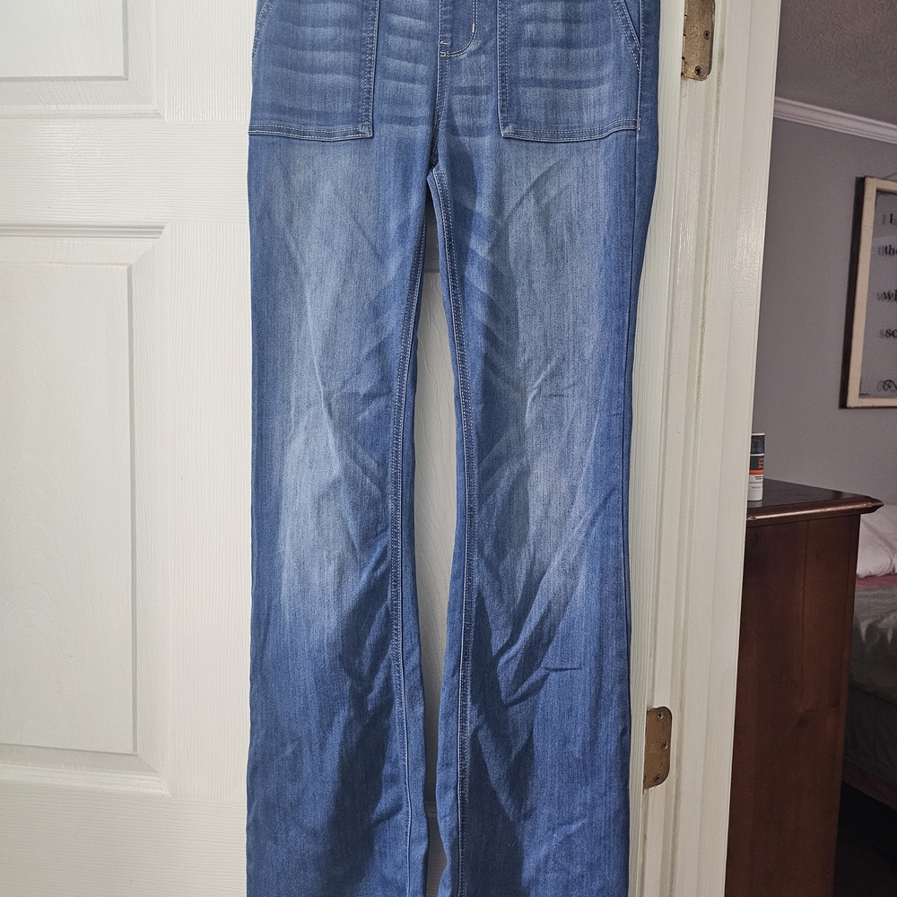 Cello Women's Flare Blue Jeans